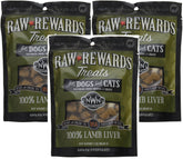 Northwest Naturals Raw Rewards hígado de cordero liofilizado 3oz — premio práctico para mascotas.