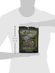 Northwest Naturals Raw Rewards hígado de cordero liofilizado — ingrediente único para entrenamiento.