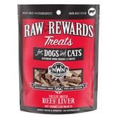 Hígado de res liofilizado en trocitos, Northwest Naturals, snack natural para perros y gatos.