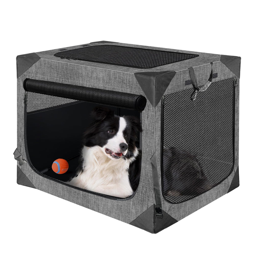 Nottia jaula plegable para coche, transporte fácil y guardado compacto.