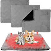 Novabright cama autocalentada para perros grandes, superficie de felpa suave.