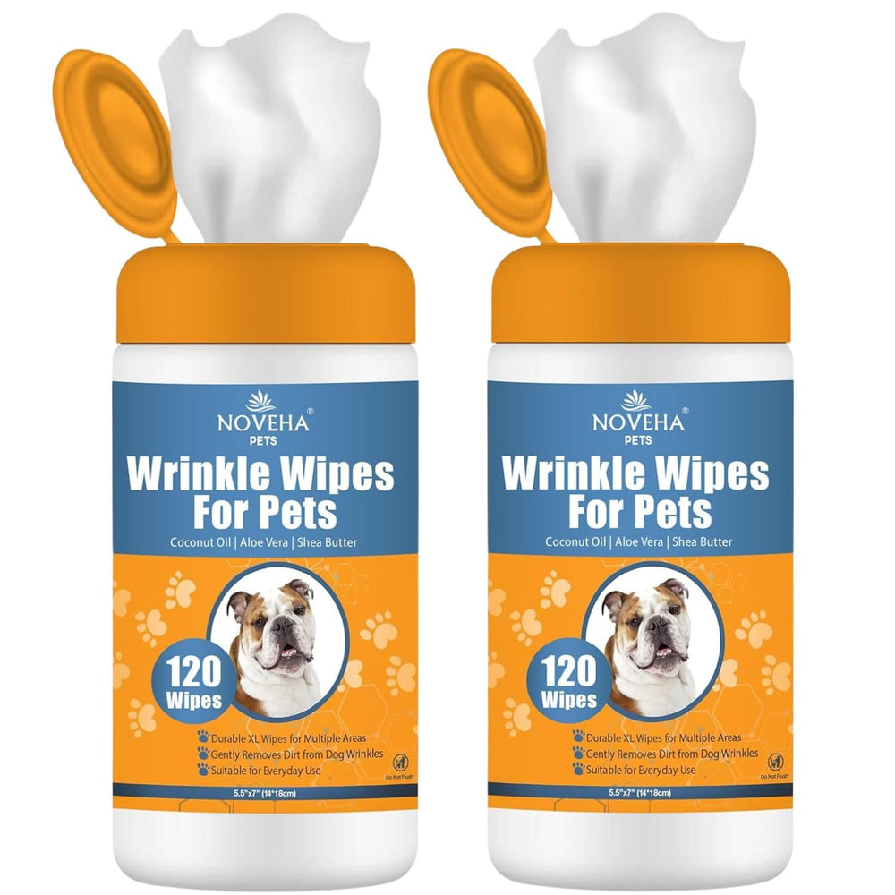 NOVEHA Wrinkle Wipes empaque de 120 unidades para limpieza rápida diaria