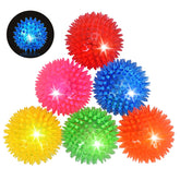 Novkin bolas LED para perros, foco rojo, ideal para juego nocturno y localización visual.