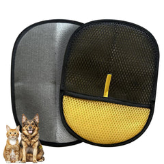 NoWoof guante-eliminapelo-mascotas-frontal: elimina pelo suave de ropa y tapicería.