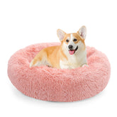 Cama donut NOYAL, vista general para perros y gatos, confort y refugio seguro.