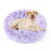 NOYAL Cama Donut suave para mascotas, descanso cómodo y seguridad.