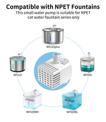 NPET ventosas-fijacion-triple: fijación estable para instalación sencilla.
