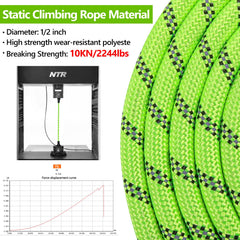 NTR heavy duty dog leash showing 360-degree hook rotation for flexible control.
