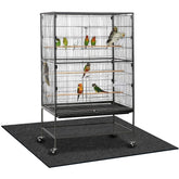 Tapete Nuanchu para jaula de aves 48x36, protege el suelo y facilita limpieza