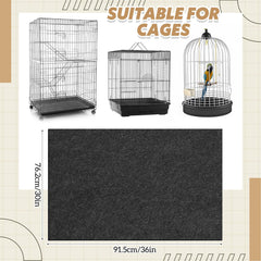 Base antideslizante Nuanchu para jaula de aves para mayor estabilidad.