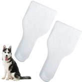 Conos Nuanchu para colección de semen canino, visualización clara durante la aplicación.