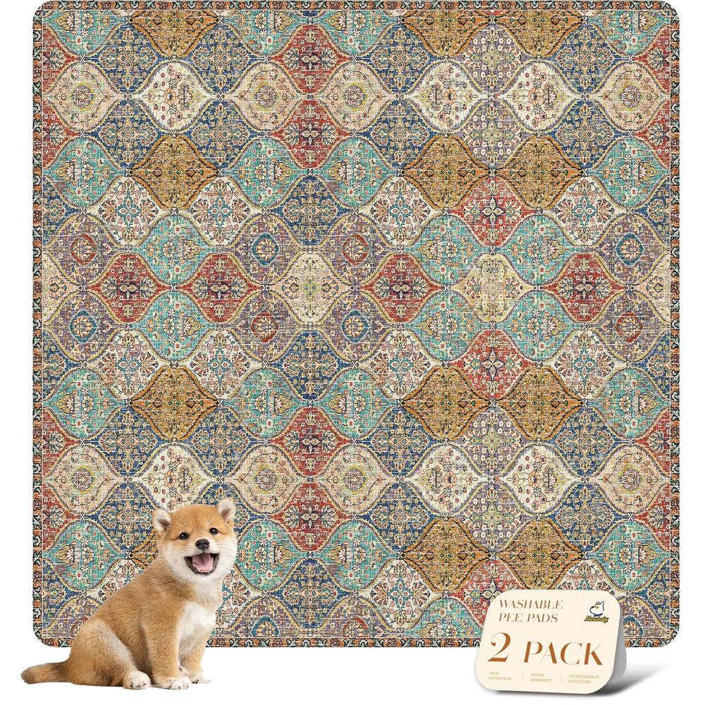 Alfombrilla Nunubaby crema para perros, ideal para entrenamiento en casa.