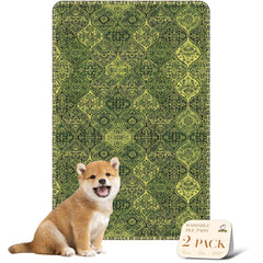 Nunubaby Almohadilla lavable para perros verde minimalista protege superficies y es reutilizable