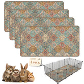 Almohadillas lavables Nunubaby para cobayas, 24x48 pulgadas, protección reutilizable para el hogar.