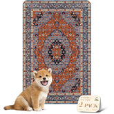 Nunubaby pee pad floral rojo, protege suelos y facilita la limpieza en casa.