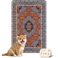 Nunubaby pee pad floral rojo, protege suelos y facilita la limpieza en casa.