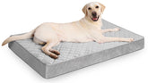NUPIDA cama jumbo para perros con funda lavable, limpieza fácil.