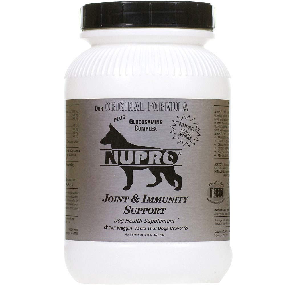 Nupro Apoyo Articular, envase, apoyo articular para perros activos