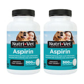 Nutri-Vet Aspirina masticable para perro grande en envase, fácil de administrar.