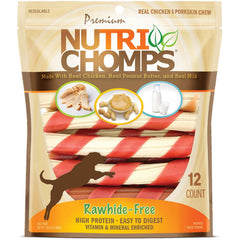 NutriChomps nudos de 6 pulgadas, ideal para masticar y entretener.