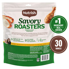 Nutrish Sabrosos Roasters para perros, recompensa suave para entrenamiento.