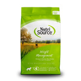 NutriSource control peso: bolsa 4lb de comida seca de pollo para perro.