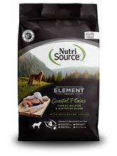 NutriSource Element Series Coastal Plains, bolsa 4 lb para perros, almacenamiento práctico