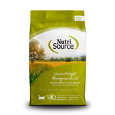 NutriSource Gato Senior, bolsa de 12 lb para control de peso