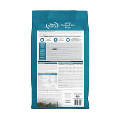 NutriSource pollo y arroz, croquetas equilibradas para sabor y nutrición.