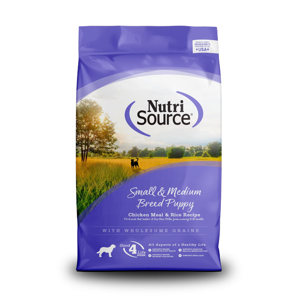 NutriSource Puppy bolsa-12lb-pollo-arroz: apoyo digestivo para cachorros