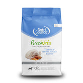 NutriSource Pure Vita pavo y batata, bolsa de 12 lb con croquetas para perros.