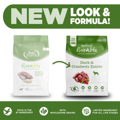 NutriSource Pure Vita pato-arandano bolsa: envase práctico para guardado