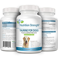 Nutrition Strength Taurina para perros en alimento: mezcla fácil para dosis diaria