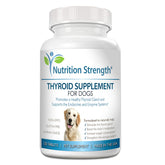 Botella de Nutrition Strength para perros, ayuda a apoyar la función tiroidea.
