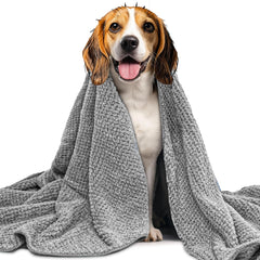 NVNAN toalla extragrande para perros, absorbente para baño y secado rápido.