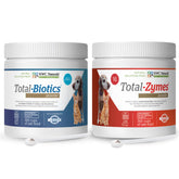 NWC Naturals empaque dúo para apoyar la digestión de mascotas.
