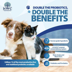 NWC Naturals Total-Biotics, cuchara de dosis para probiótico de mascotas