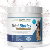 NWC Naturals Total-Biotics, polvo probiótico para gatos y perros, apoyo digestivo diario