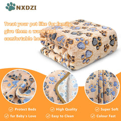 Manta NXDZI coral velvet suave para mascotas, comodidad diaria