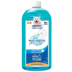 Nylabone Advanced Oral Care, agua dental para perros; aliento más fresco.