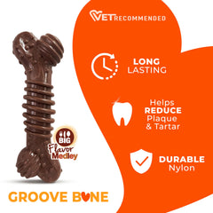 Nylabone Power Chew hecho en Nueva Jersey, fabricación estadounidense de calidad.