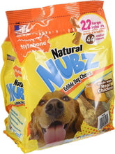 Nylabone Nubz masticables para perros, empaque de 66 piezas para entretenimiento.