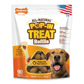 Nylabone relleno de pollo para juguete dispensador, premio sabroso