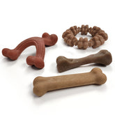 Nylabone Strong Chew Ring texturizado con res y pollo para limpieza dental