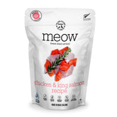 The New Zealand Natural Pet Food Co Meow Freeze Dried Cat Food Chicken King Salmon, proteína para gatos.