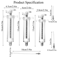 Jeringa OBANGONG de 20 ml para aves, uso suave y dosificación clara