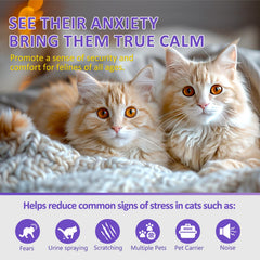 Difusor OcePor calma-gatos frascos de 48 ml para uso diario.