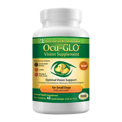 Ocu-GLO visión para perros: freno de la botella, posible apoyo ocular diario.