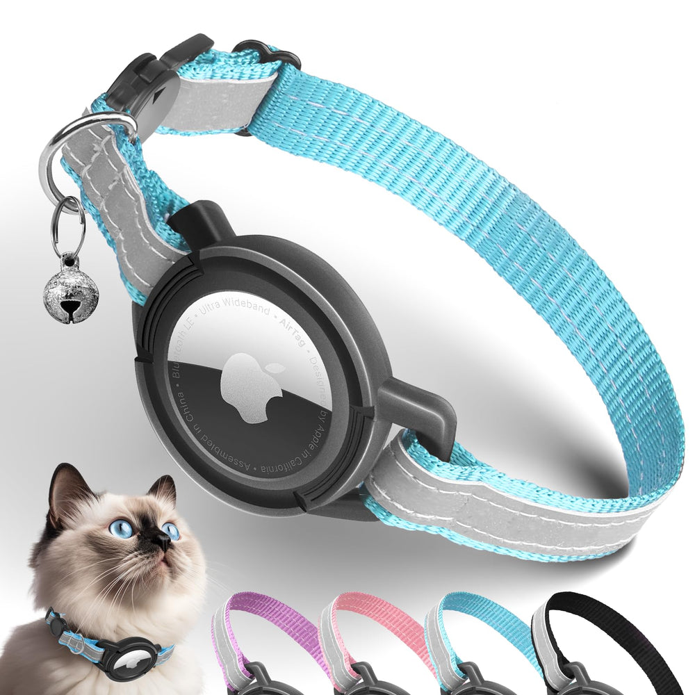 Odokele collar con portador integrado para localización segura de la mascota.