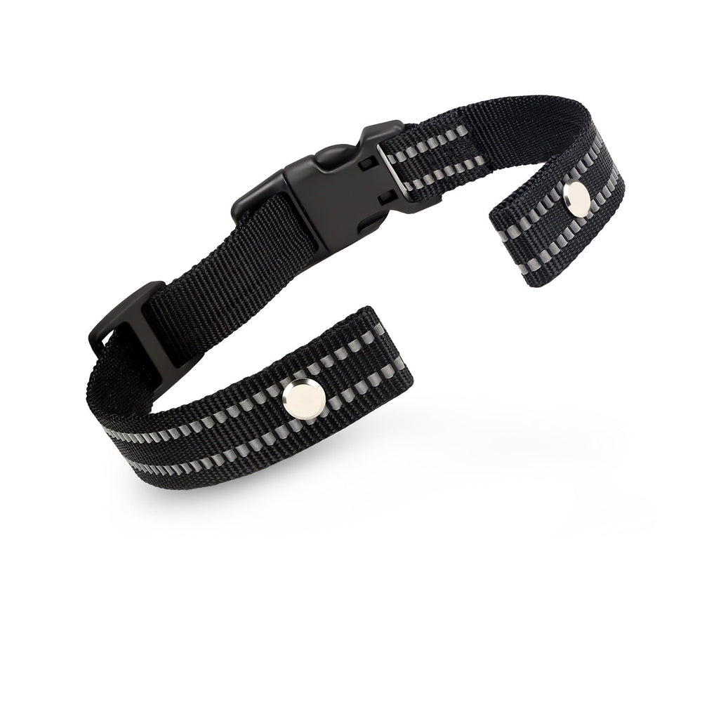 Odokele correa repuesto collar nylon negro, fácil instalación para collar de entrenamiento